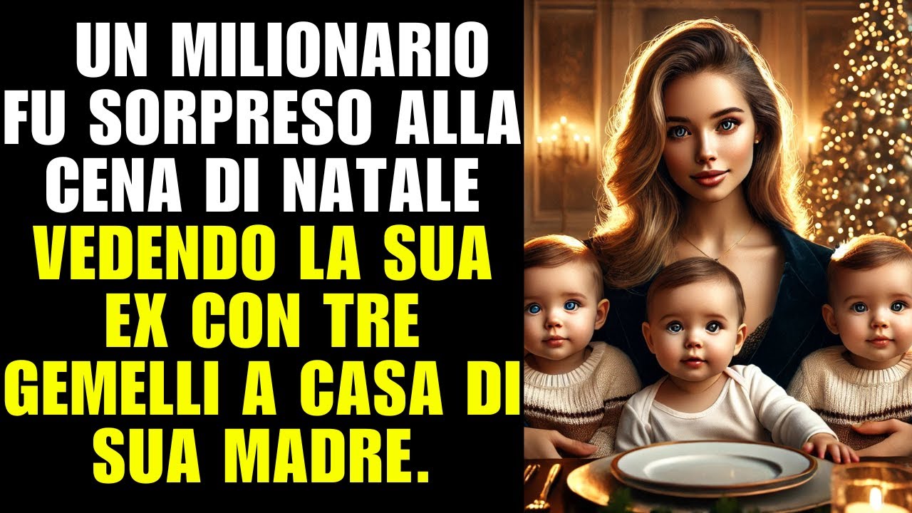 UN MILIONARIO FU SORPRESO ALLA CENA DI NATALE VEDENDO LA SUA EX CON TRE ...