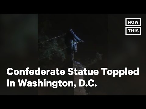 Video: Hebben demonstranten het standbeeld van George Washington afgebroken?