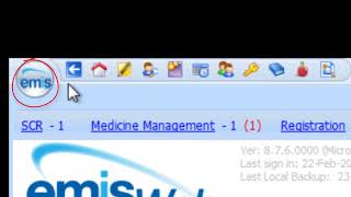 An introduction to navigating EMIS Web for clinicians