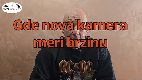 Gde je nova kamera za brzinu