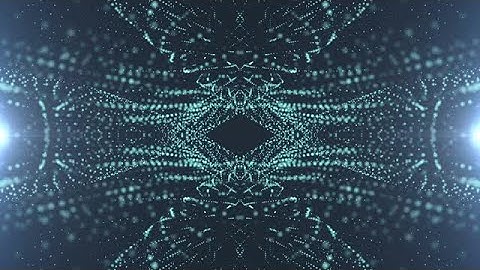 Futuristic Ornate Cyan Wall Stock Motion Graphics