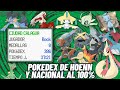 ¿Se puede completar toda la pokedex de pokemon esmeralda?