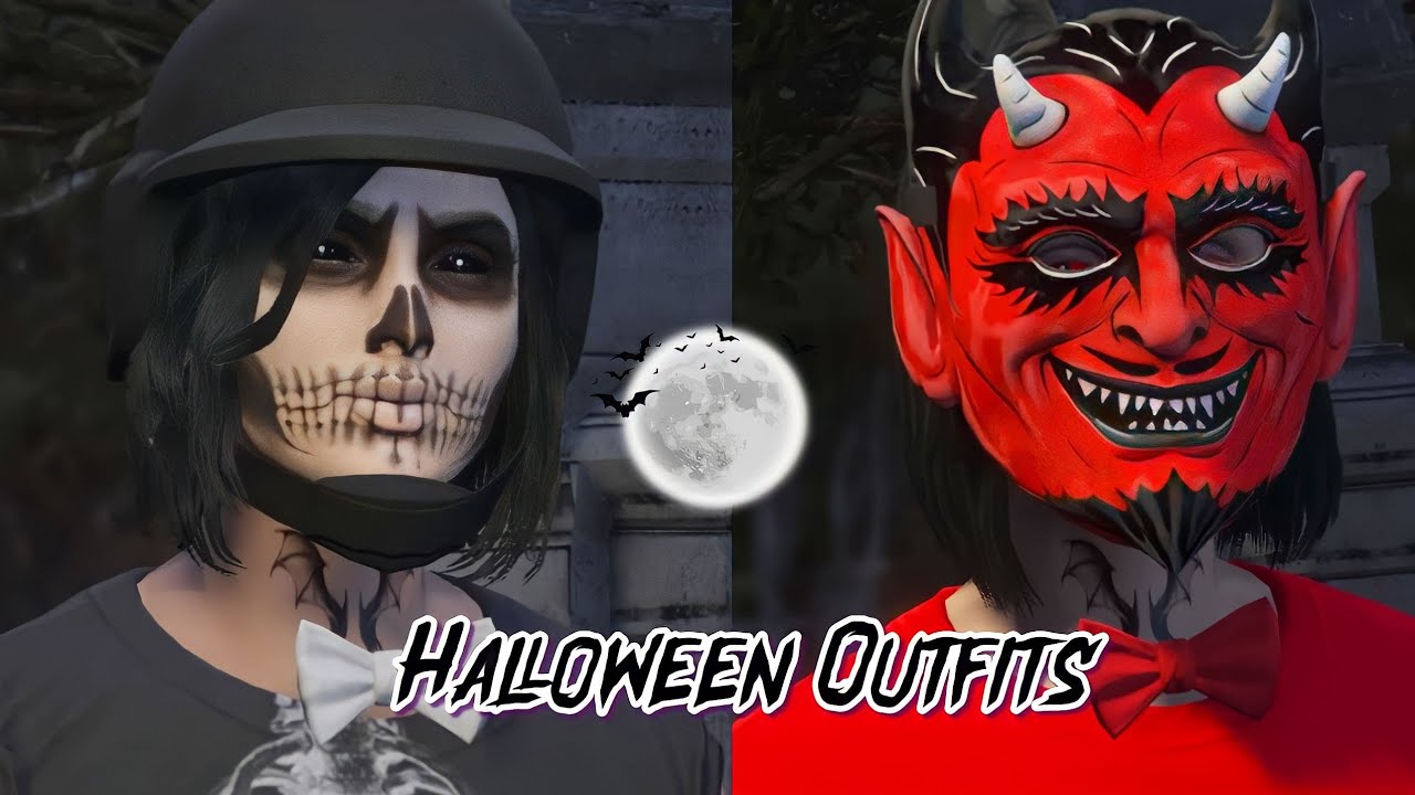 GTA 5 Online Female Halloween Outfits Spooky Season! 🎃 [PS4,5/Xbox,PC] YouTube