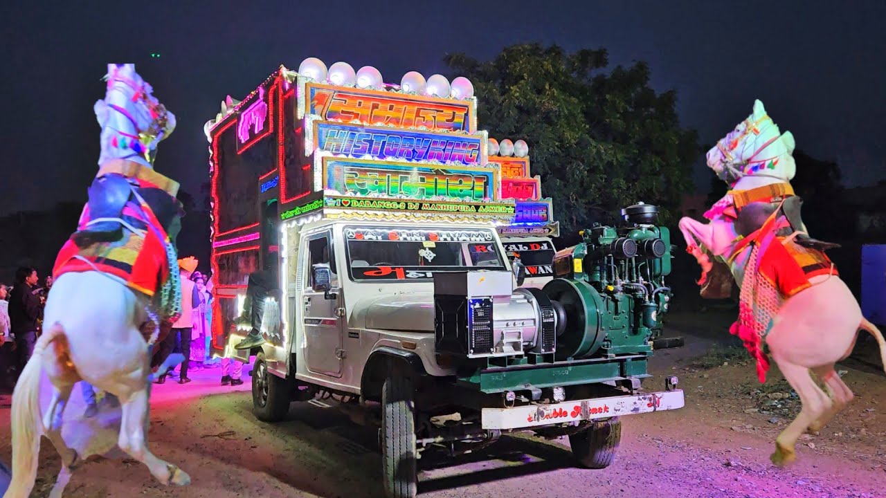 Horse Special Dance 2025- 💥Rajasthani Desi Barat 2025 !! Kamar Ko Pasino Perfume Ban Gyo !! DJ GHODI