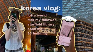 KOREA VLOG | здание 63, lotte world и встреча с подписчицей #korea #vlog #сеул