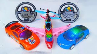 Radio Control Helicopter, Rc Bugatti Car, Remote Control Police Car, lighting gearwala airplane ✈️||