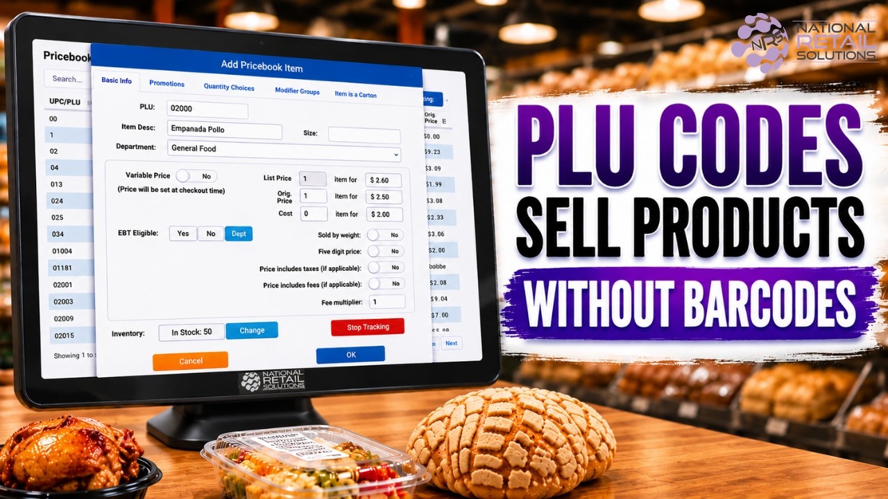 NRS POS - PLU Codes Tutorial - YouTube