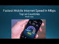 Top 10 Countries Fastest Mobile Internet Speed