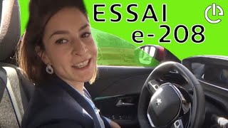 Essai routier de la nouvelle Peugeot e-208 (électrique) : Les Tutos des grands garages du Gard