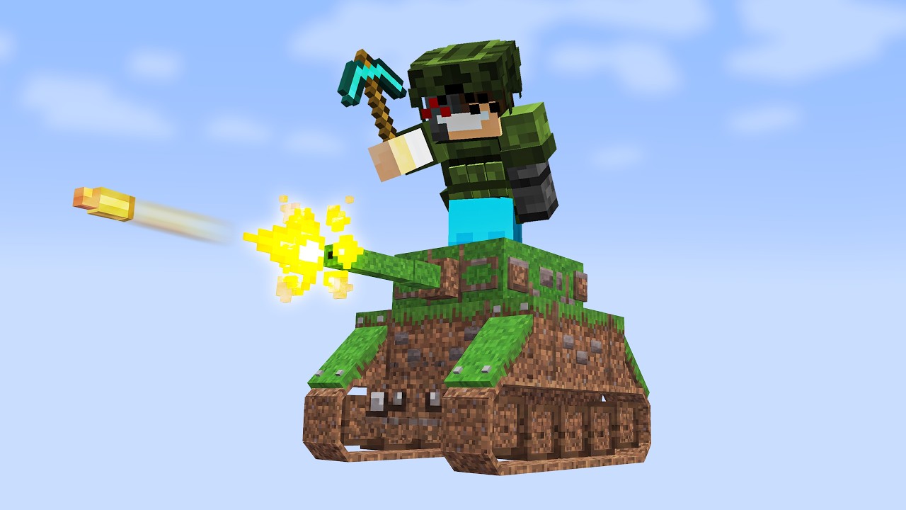 Minecraft, But It's On 1 War Block