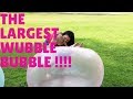 The largest wubble bubble in the world 