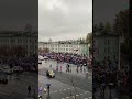 Колонна демонстрантов на проспекте Машерова/улице Куйбышева в Минске