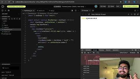 React Star Rating | React Interview Questions | Machine Coding Round