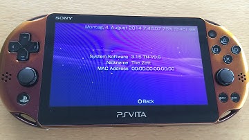 PS Vita: Firmware 3.15 running the TN-V9.6 eCFW