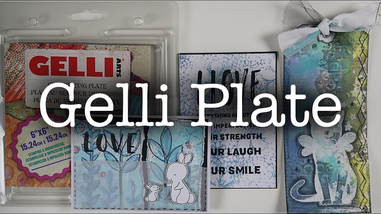GELLI PLATE de GELLI ARTS │ FONDOS MIXED MEDIA