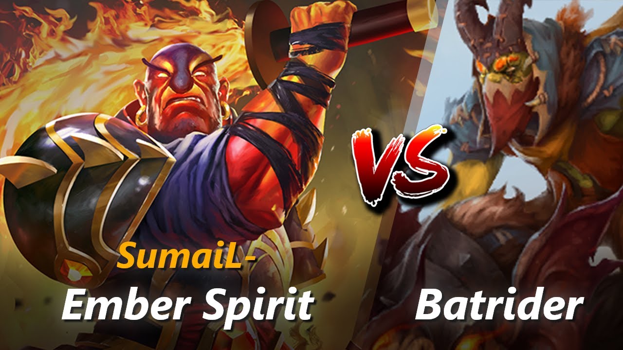 SumaiL- mid Ember Spirit vs Batrider | First 10 minutes