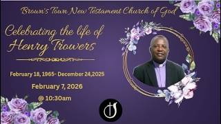 Thanksgiving Service for Rev. Henry Trowers February 7, 2026  || Rev. James Small ||