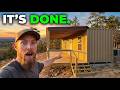 This 320 Sq Ft Shipping Container Cabin Runs Completely Off Grid