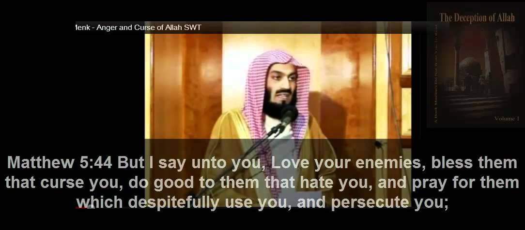 Islam nothing but prayer of hate and cursing