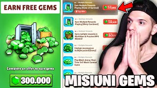 PRIMESTI 300.000 GEMS GRATIS DACI FACI MISIUNI IN NOUL UPDATE! Stumble Guys