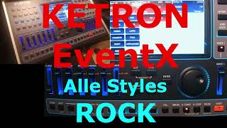 KETRON EventX: ROCK Styles (complete style demo)