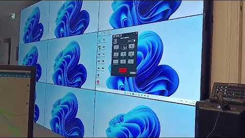 🧰 Installation of the first video wall for SDIS 29 (remote control and stream deck test)