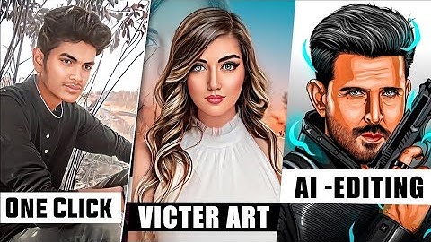 Create Victor Art Image Just One Click | Cartoon Photo Editing | Victor Art Image