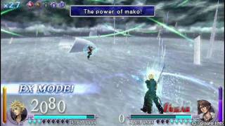Cloud(me) vs Squall(Kaleb) English Dissidia