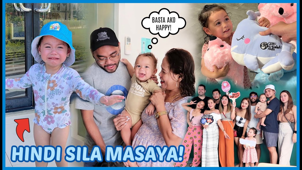 HINDI MASAYA SI DADDY AT ISLA! TARA SA CEBU OCEAN PARK WITH OUR GROWING FAMBAM! ❤️ | rhazevlogs
