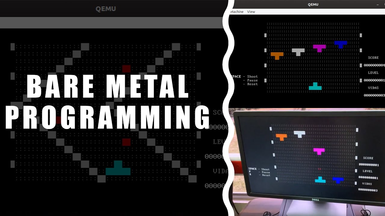 Bare-metal programming example - YouTube