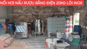 Nồi hơi nấu rượu bằng điện 20kg lõi inox 0862361558