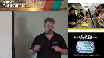 APPSEC CA 2017 Matt Tesauro