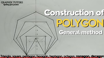 How to draw any polygon - with common base | General method |