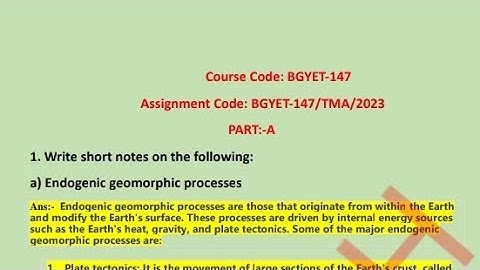 BGYET-147 SOLVED ASSIGNMENT 2022-23 // bgyet147 solved assignment 2023