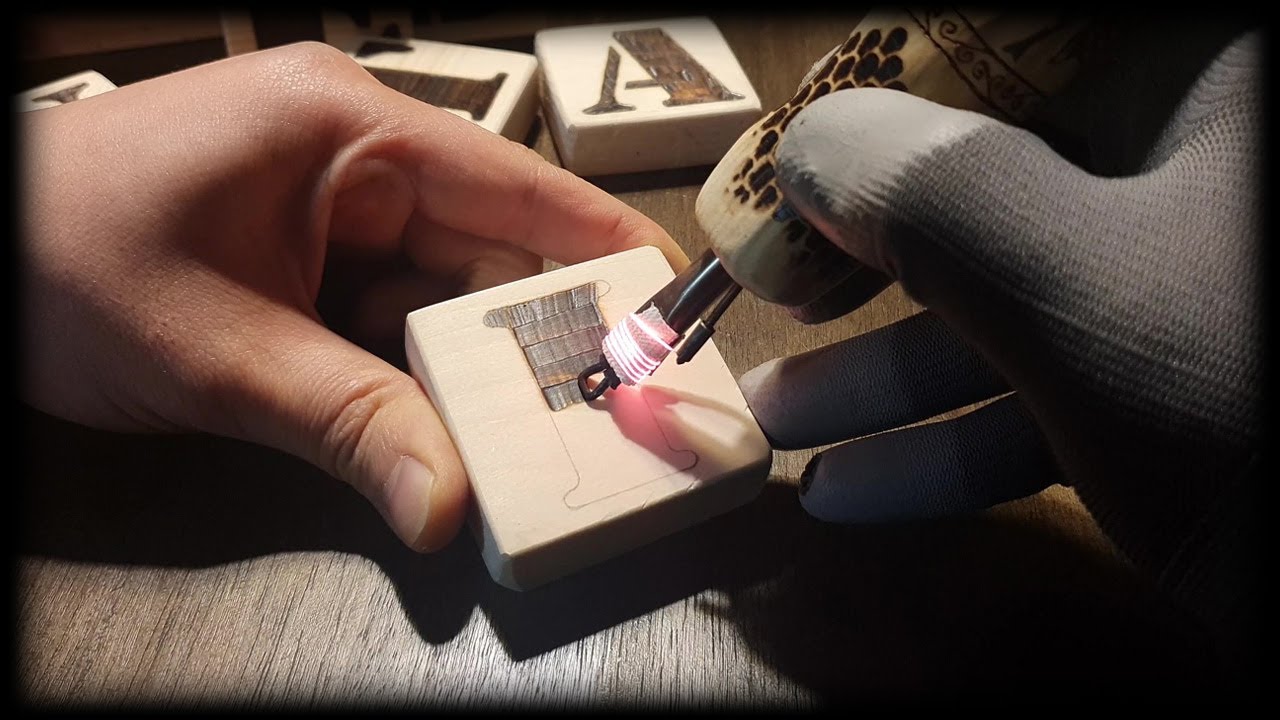 Деревянные блоки своими руками l Выжигание по дереву