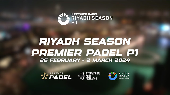 🇸🇦 𝐑𝐈𝐘𝐀𝐃𝐇 𝐒𝐄𝐀𝐒𝐎𝐍 𝐏𝐑𝐄𝐌𝐈𝐄𝐑 𝐏𝐀𝐃𝐄𝐋 𝐏𝟏 🇸🇦