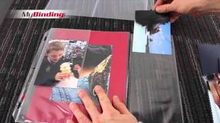 CLI 05297 05287 C Line 12" x 12" and 11" x 8" Memory Book Swinging Shutter Page Protectors Demo