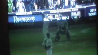 Yankees vs  Red Sox   9/26/10 Miranda Walk off Walk