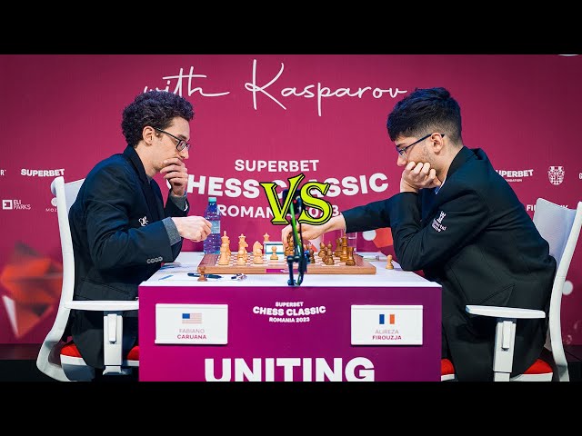 Caruana leads alone on 6/9 as Carlsen beats Firouzja