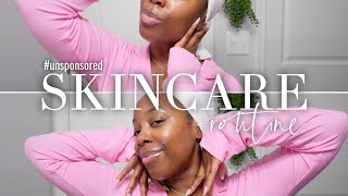 my *ACTUAL* night skincare routine🌙 *unsponsored* | clearing breakouts &amp; dark spots | Andrea Renee