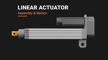 Linear Actuator - 3D Mechanical Animation | Rozetta Studios