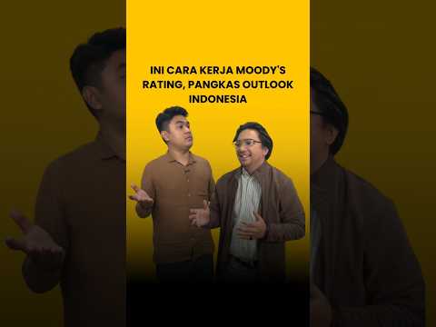 INI CARA MOODY'S PANGKAS OUTLOOK INDONESIA 🇮🇩 #shorts