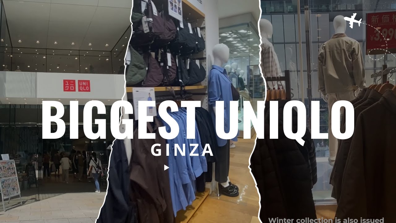 Ginza Uniqlo Walking Tour, Tokyo, Japan