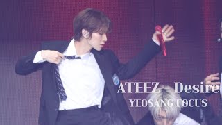 4k 240707 Ateez  Desire  Focus 4k Fancam  yeosang ateez 