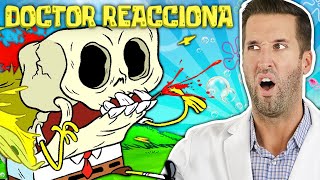 Médico de Emergencias REACCIONA a los Momentos MÁS DOLOROSOS de Bob Esponja