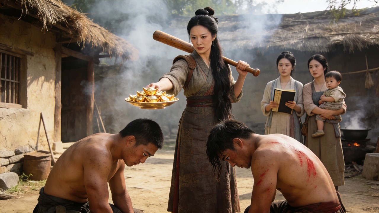 退休社畜猝死穿越古代，結果被兩個兒子貪財好色險些氣死，她直接不忍了，一棍一個不孝子，聯手兒媳同心翻盤重整家風！ #短劇 #逆襲 #反轉 #穿越