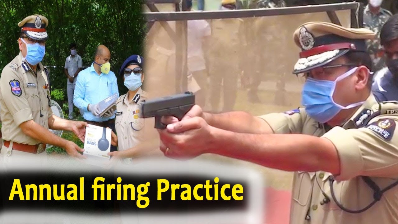 CP Anjani Kumar Participate in Annual firing Practice, welcomes Police Personnel who wins battle