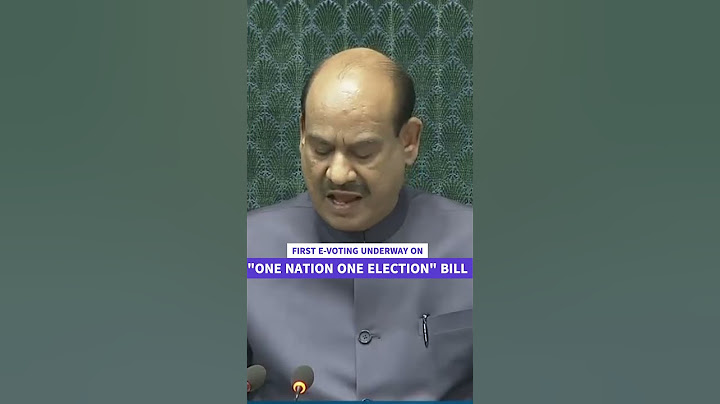 First Time Ever E-voting in Lok Sabha To Formally Introduce The 'One Nation, One Election' Bill