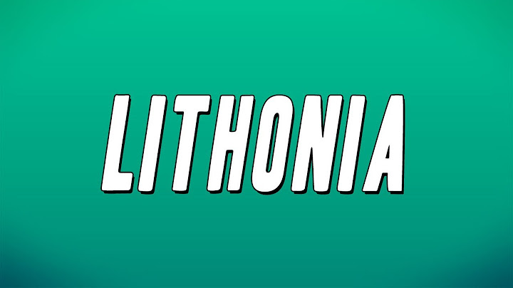 Childish Gambino - Lithonia (Lyrics)