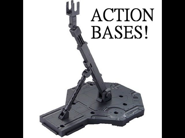 Using an action base to make your Gundam more PEW PEW 